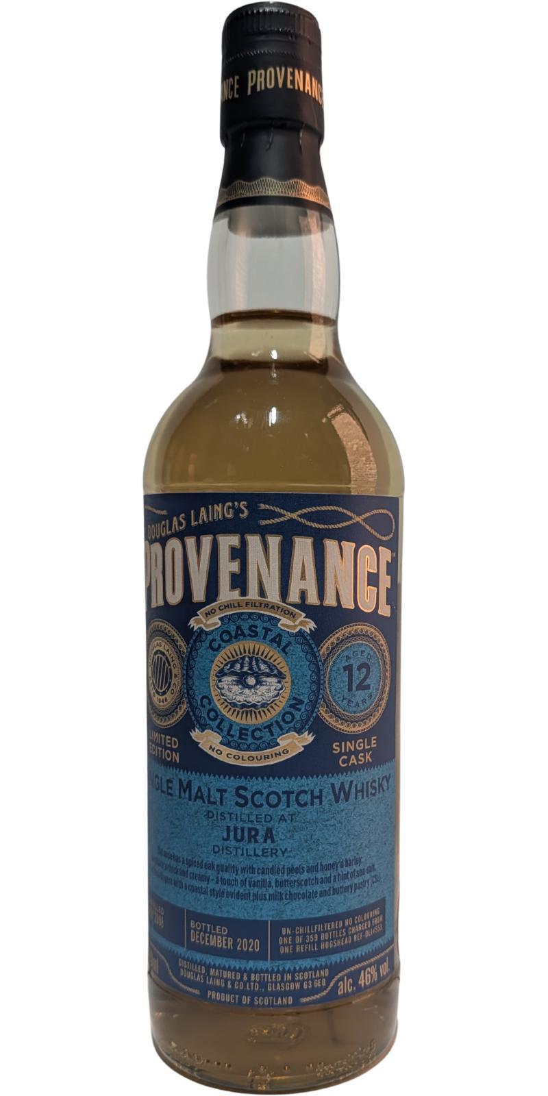 Isle of Jura 2008 DL  Provenance - Coastal Collection