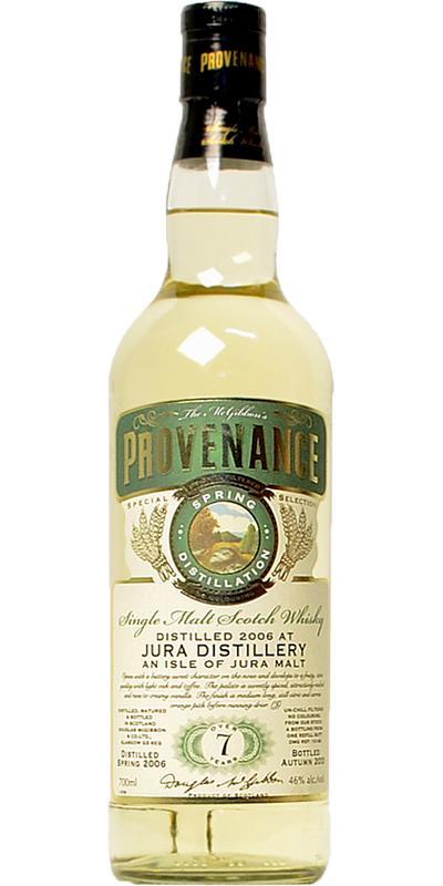 Isle of Jura 2006 McG  McGibbon's Provenance