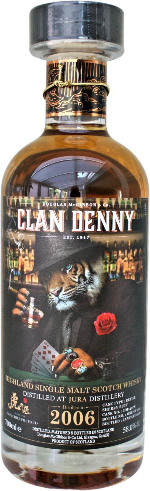 Isle of Jura 2006 McG  Clan Denny