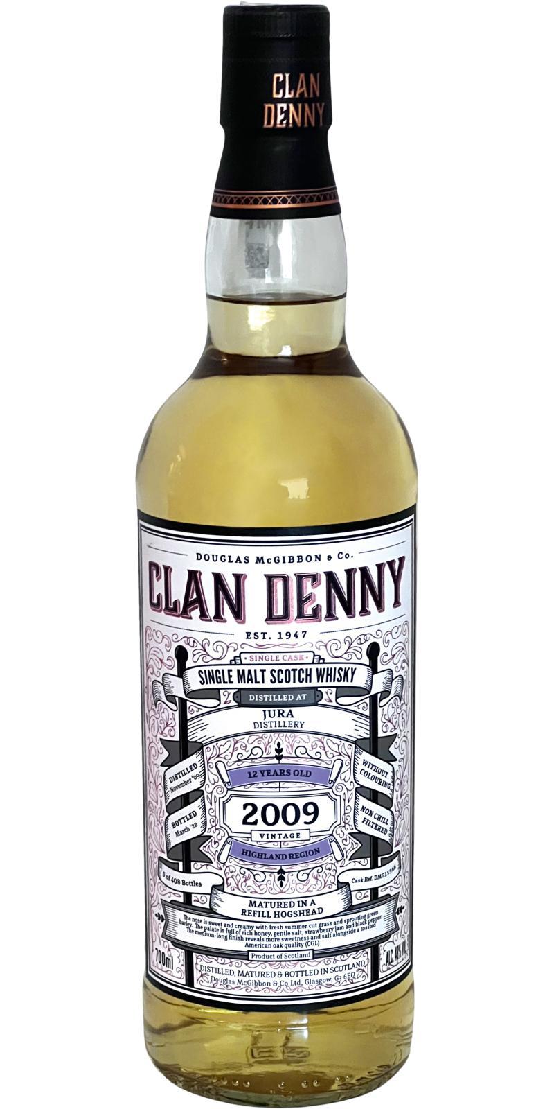 Isle of Jura 2009 DMcG  Clan Denny