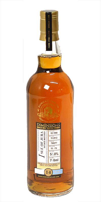 Isle of Jura 1998 DT  Dimensions