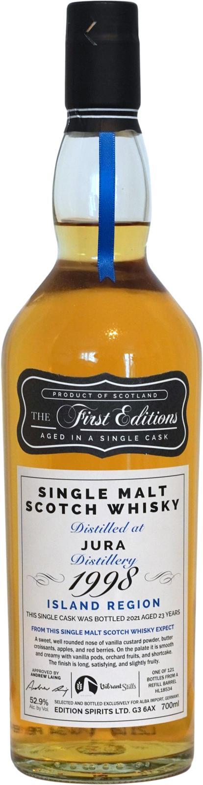 Isle of Jura 1998 ED  The First Editions