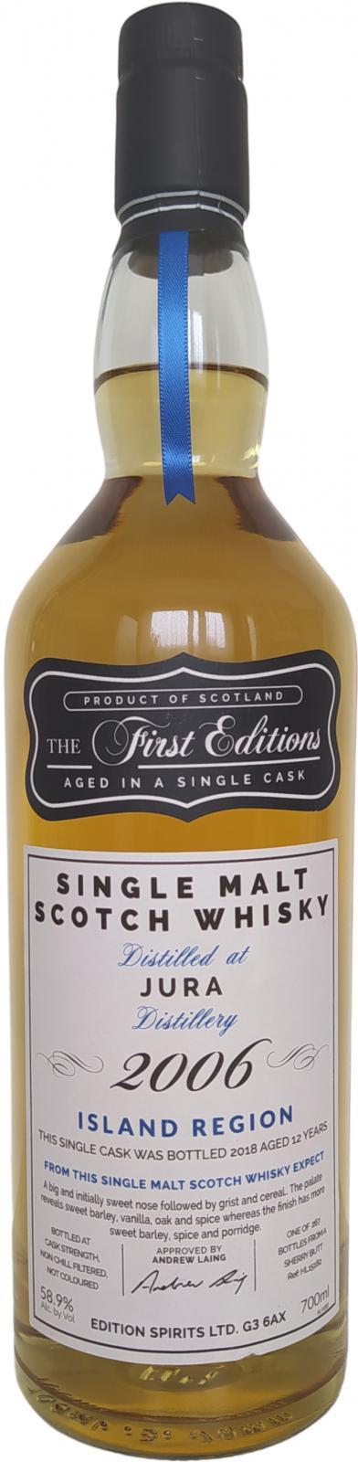 Isle of Jura 2006 ED  The First Editions