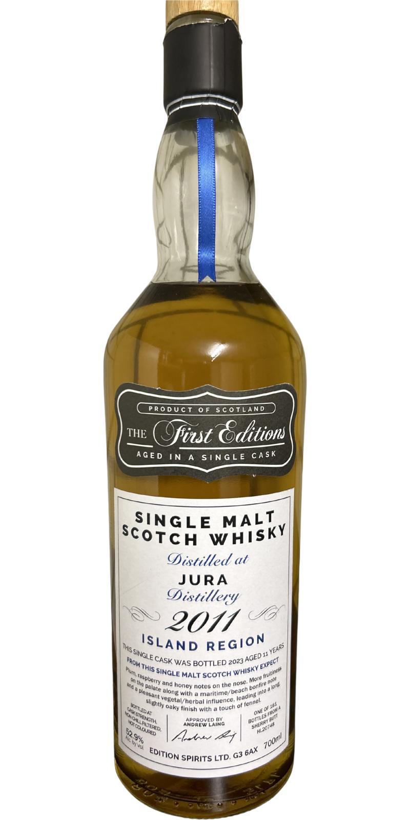 Isle of Jura 2011 ED  The First Editions