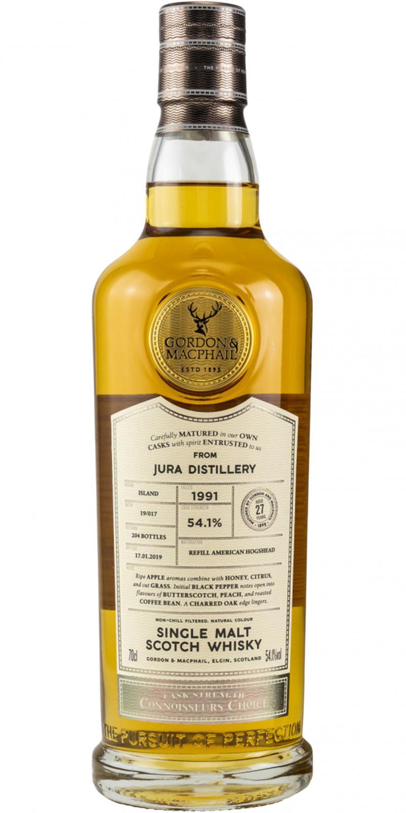 Isle of Jura 1991 GM  Connoisseurs Choice - Cask Strength