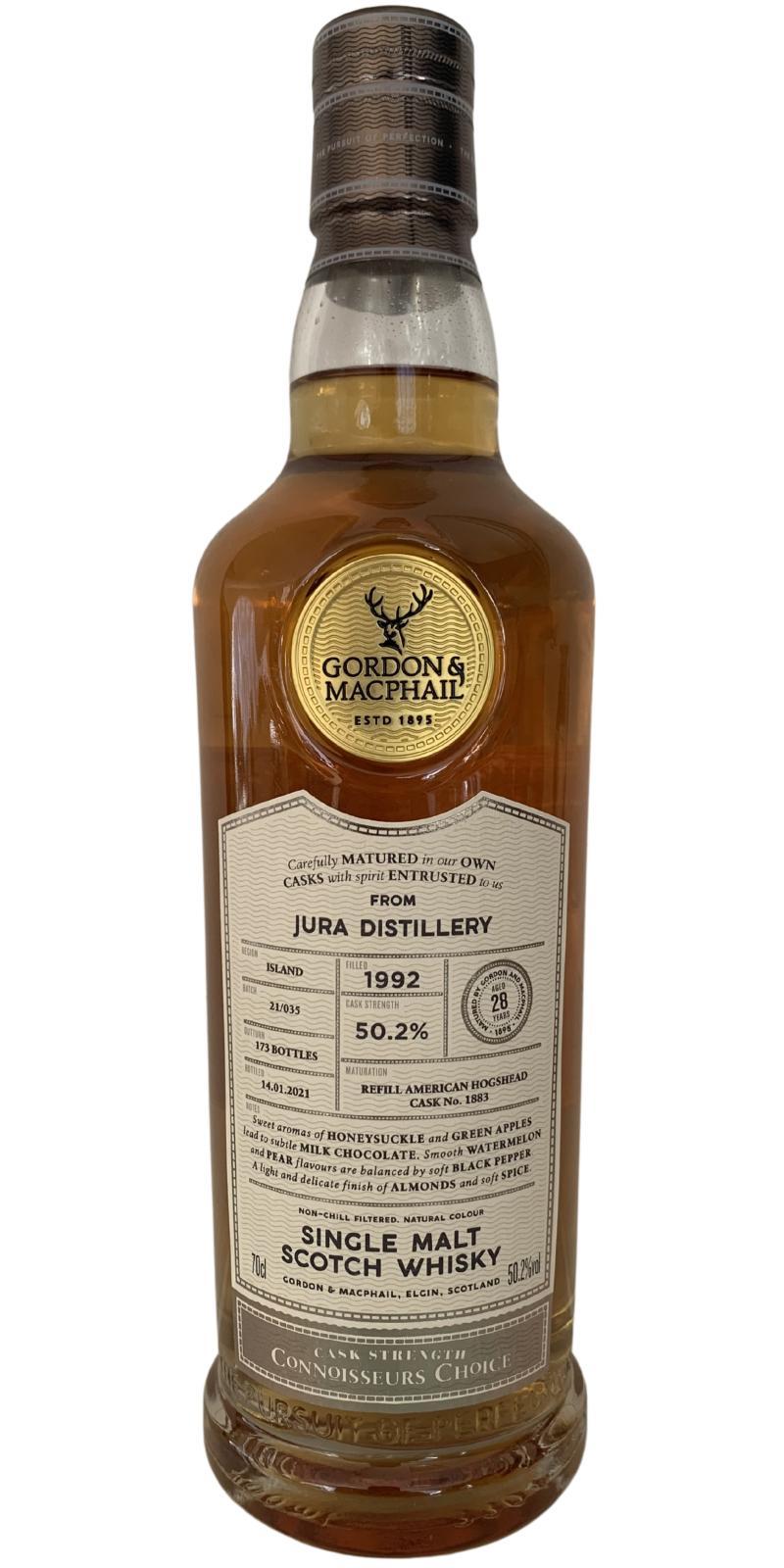 Isle of Jura 1992 GM  Connoisseurs Choice - Cask Strength