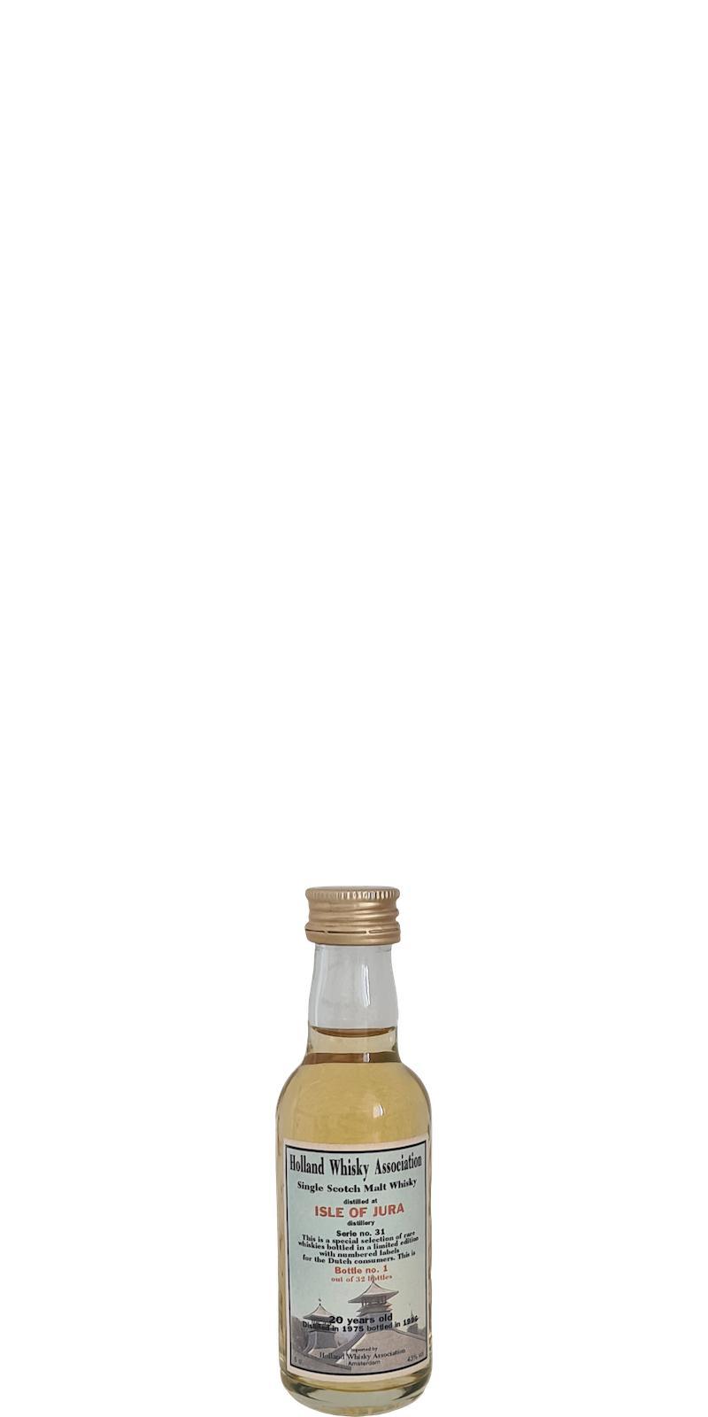 Isle of Jura 1975 HpdV  Serie no . 31 - Miniature