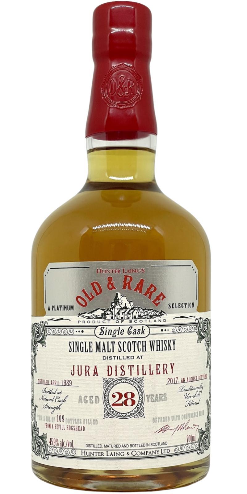 Isle of Jura 1989 HL  Old & Rare - A Platinum Selection