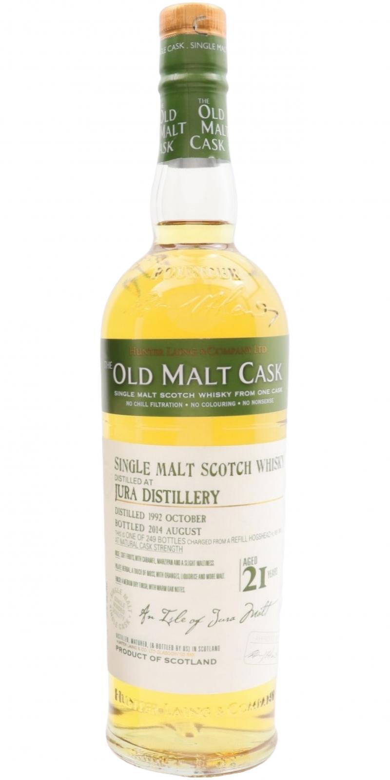 Isle of Jura 1992 HL  The Old Malt Cask