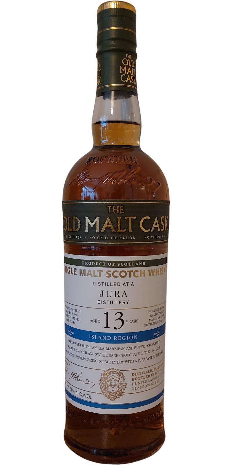 Isle of Jura 2007 HL  The Old Malt Cask