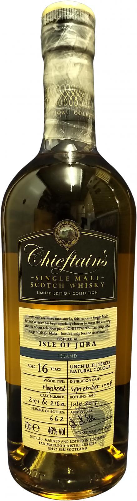 Isle of Jura 1998 IM  Chieftain's