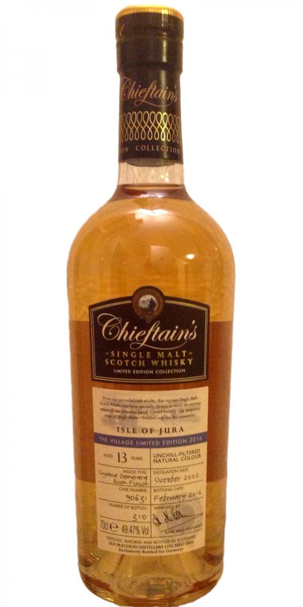 Isle of Jura 2002 IM  Chieftain's - The Village Limited Edition