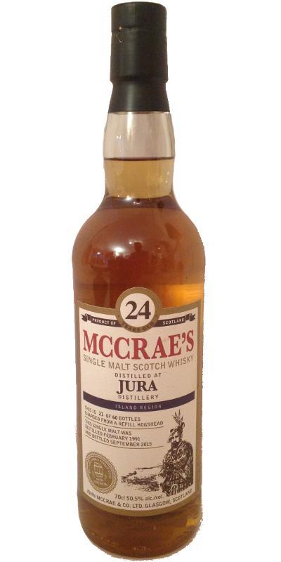Isle of Jura 1991 JMC  McCrae's