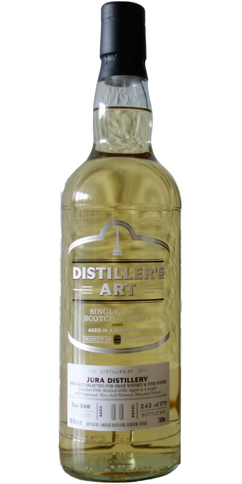 Isle of Jura 2006 LsD  Distiller's Art