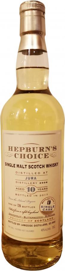 Isle of Jura 2006 LsD  Hepburn's Choice