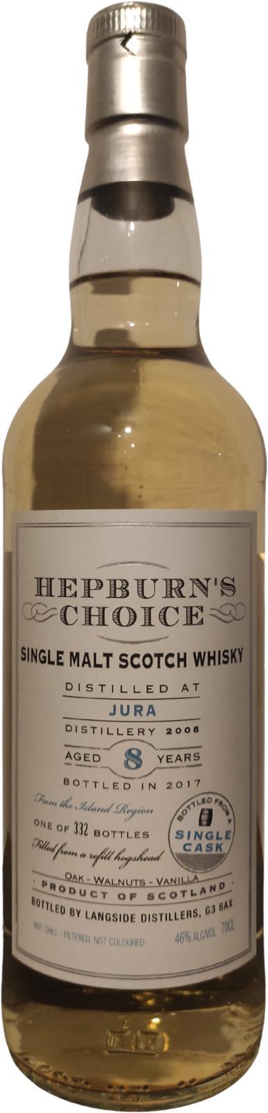 Isle of Jura 2008 LsD  Hepburn's Choice