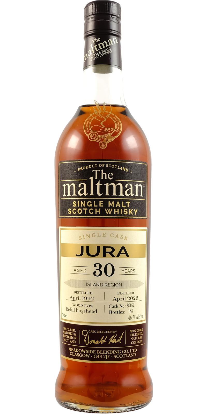 Isle of Jura 1992 MBl  The Maltman