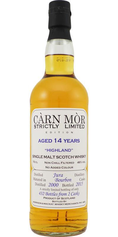 Isle of Jura 2000 MMcK  Càrn Mòr - Strictly Limited Edition