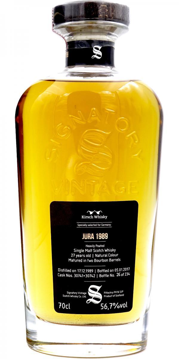 Isle of Jura 1989 SV  Cask Strength Collection