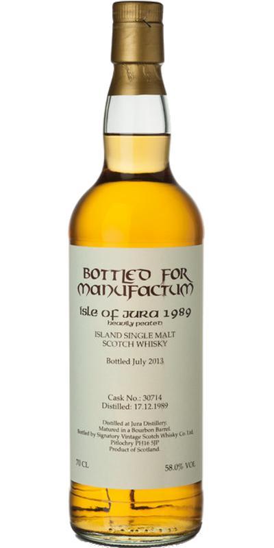 Isle of Jura 1989 SV  Bottled for Manufactum