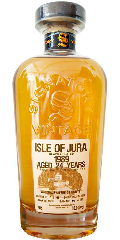 Isle of Jura 1989 SV  Cask Strength Collection - Heavily Peated