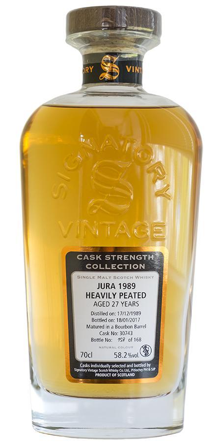 Isle of Jura 1989 SV  Cask Strength Collection