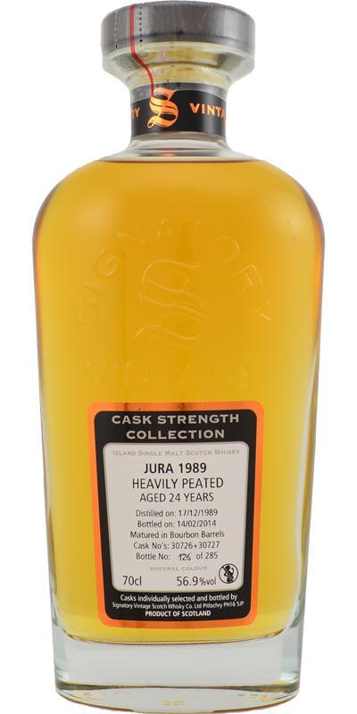 Isle of Jura 1989 SV  Cask Strength Collection - Heavily Peated