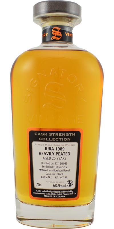 Isle of Jura 1989 SV  Cask Strength Collection - Heavily Peated