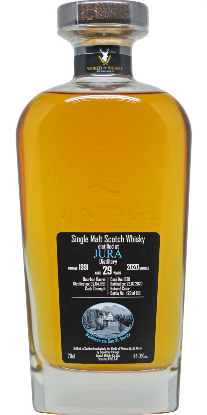 Isle of Jura 1991 SV  Cask Strength Collection