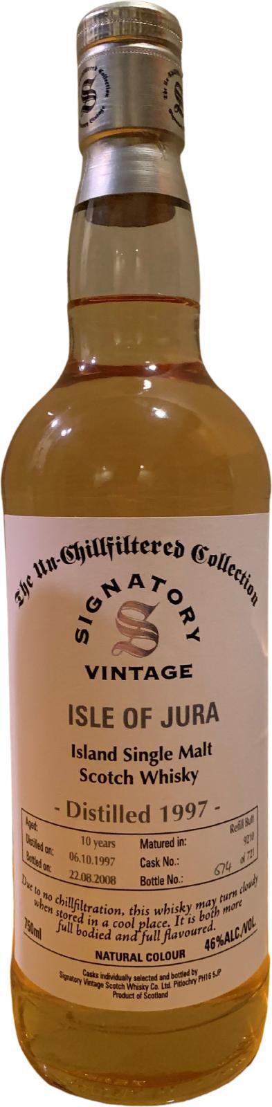 Isle of Jura 1997 SV  The Un-Chillfiltered Collection