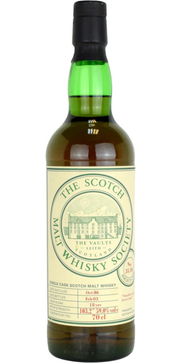 Isle of Jura 1984 SMWS 31.10  Strawberry jam on burnt toast