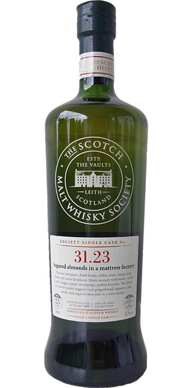 Isle of Jura 1988 SMWS 31.23  Sugared almonds in a mattress factory