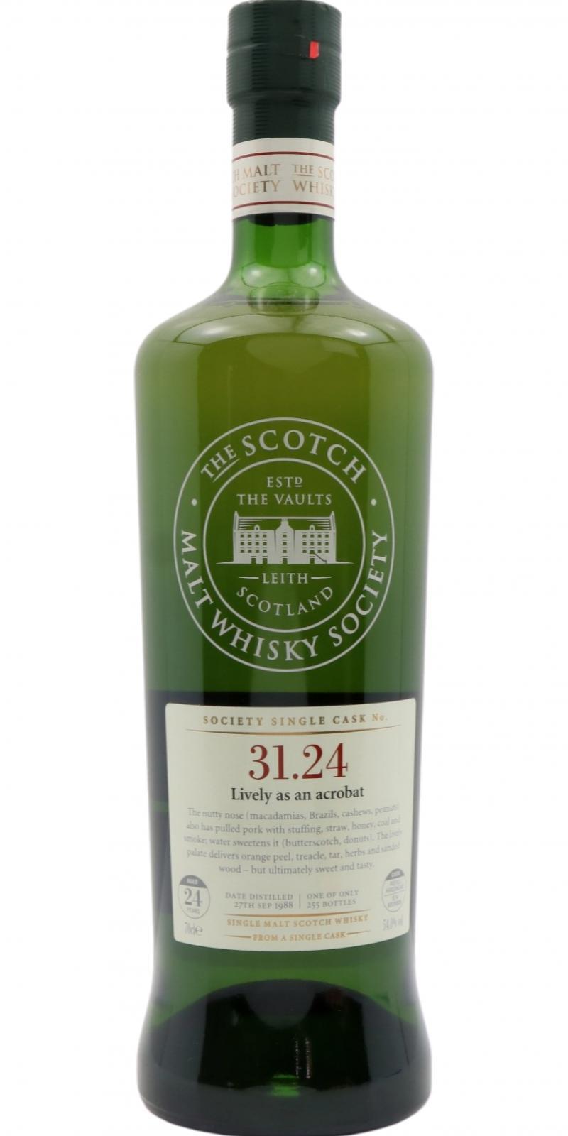 Isle of Jura 1988 SMWS 31.24  Lively as an acrobat