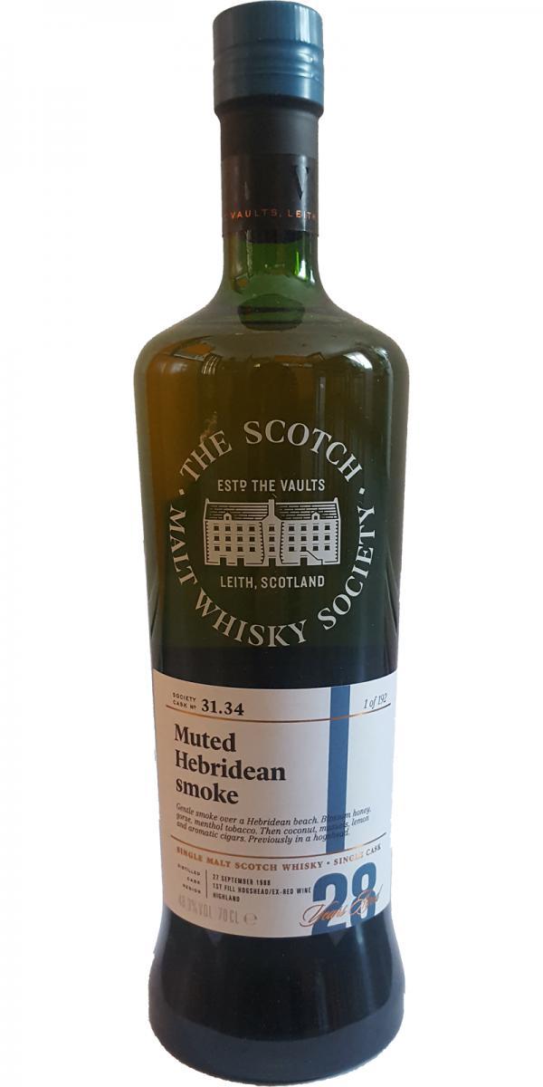 Isle of Jura 1988 SMWS 31.34  Muted Hebridean smoke