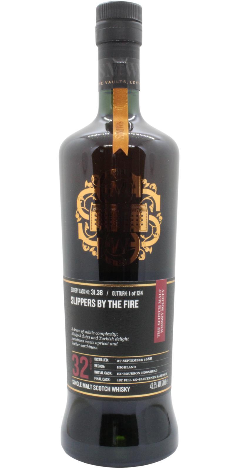 Isle of Jura 1988 SMWS 31.38  Slippers by the fire