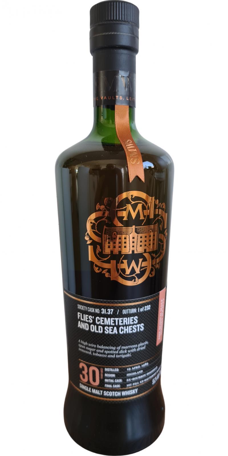 Isle of Jura 1989 SMWS 31.37  Flies' cemeteries and old sea chests