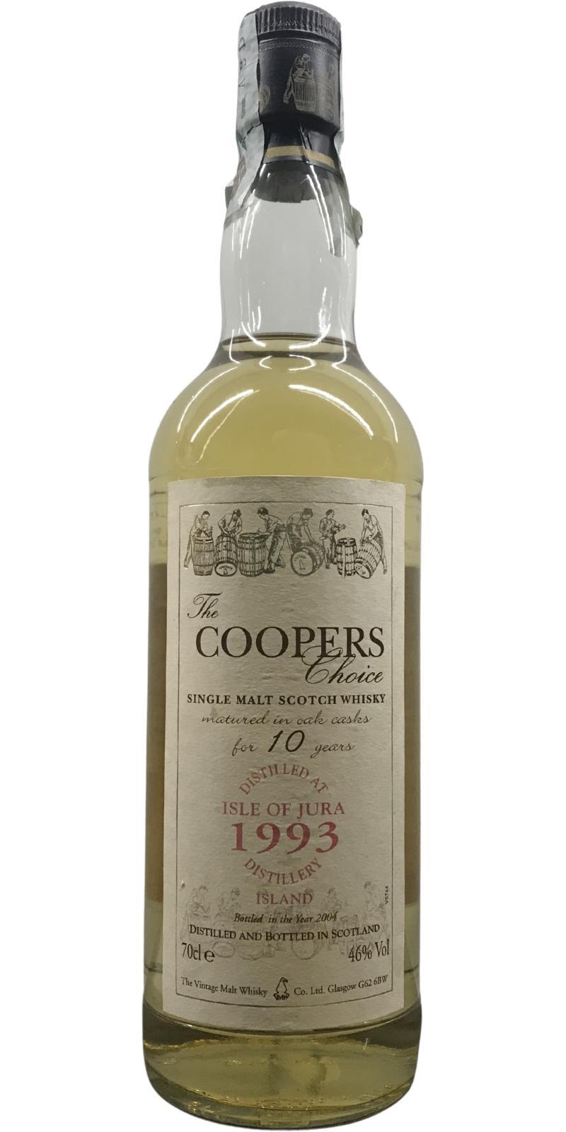 Isle of Jura Jura 1993 VM  The Cooper's Choice