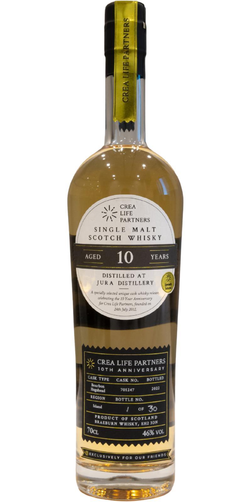 Isle of Jura 2012 UD  Crea Life Partners 10th Anniversary