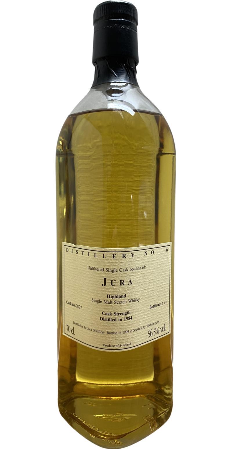 Isle of Jura 1984 Vnmp  Distillery No. 6