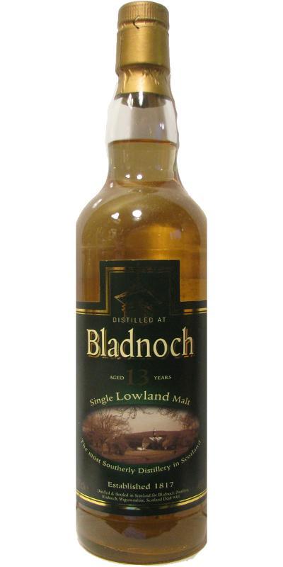 Bladnoch 13-year-old Distillery Label