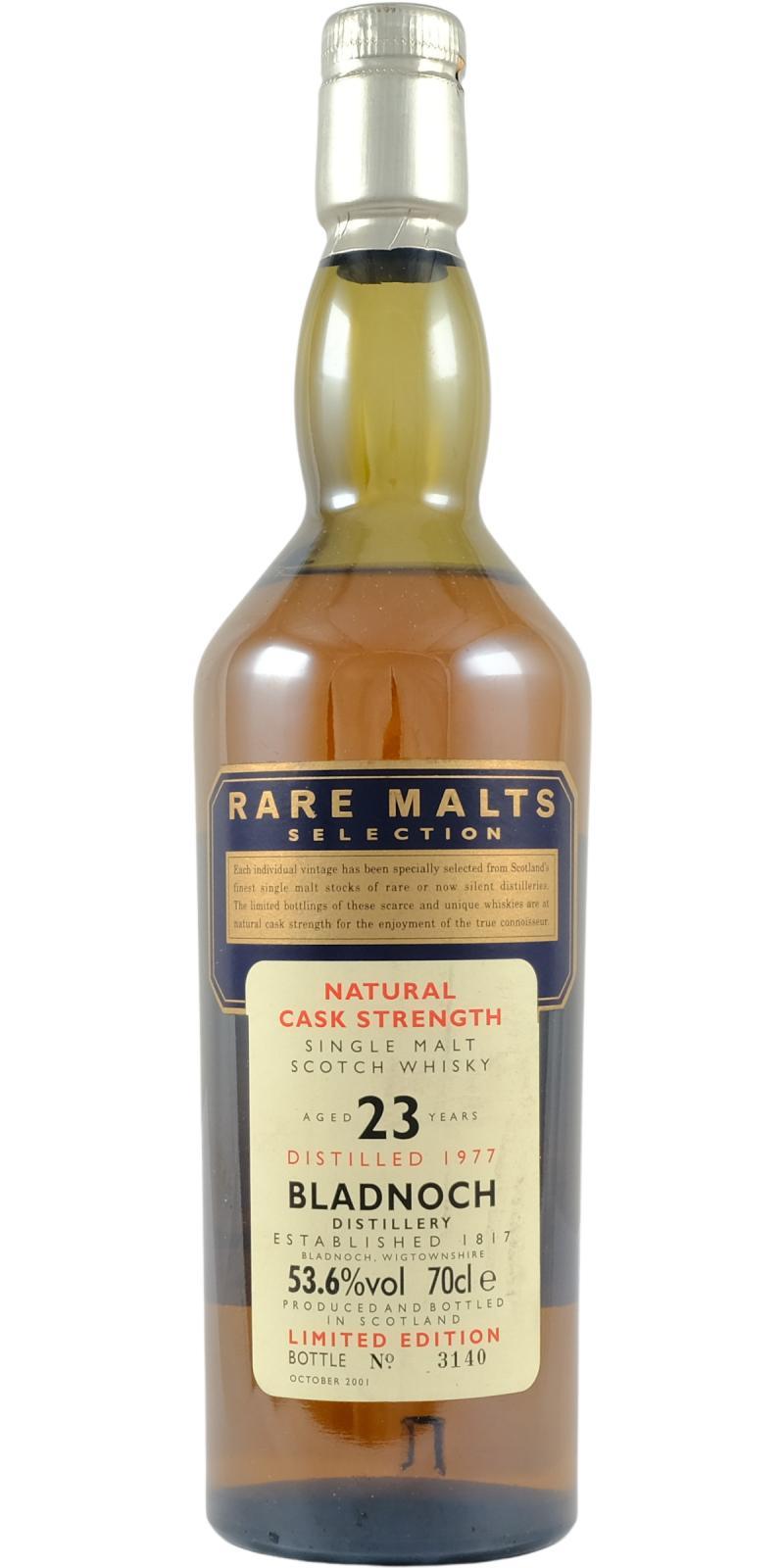 Bladnoch 1977 Rare Malts Selection
