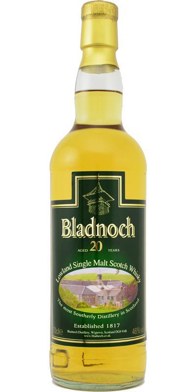 Bladnoch 20-year-old Distillery Label