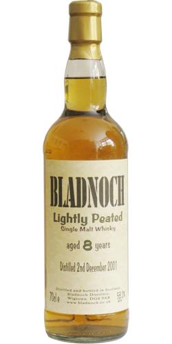 Bladnoch 2001 Lightly Peated