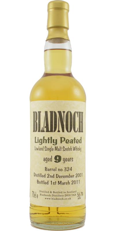 Bladnoch 2001 Lightly Peated