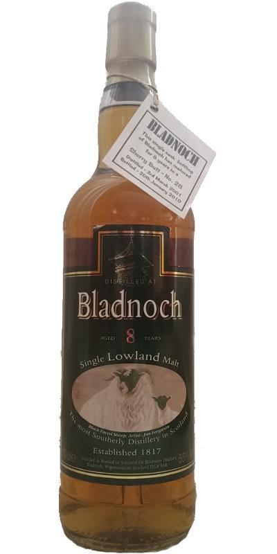 Bladnoch 2001 Sheep Label
