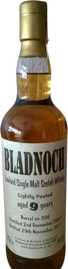 Bladnoch 2001 Lightly Peated