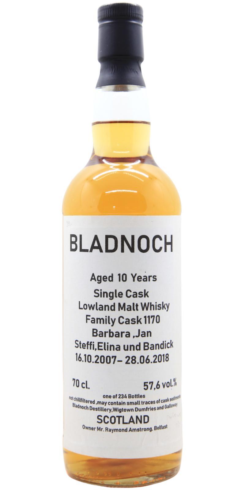Bladnoch 2007 Single Cask