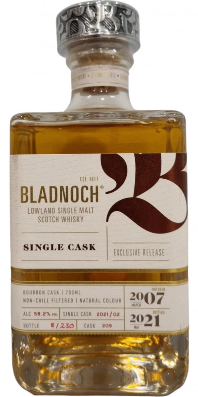 Bladnoch 2007 Single Cask