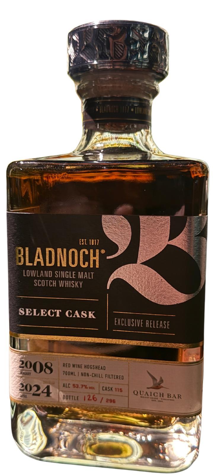 Bladnoch 2008 Select Cask - Exclusive Release
