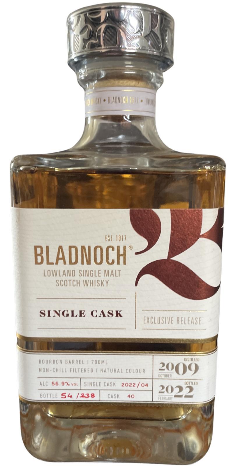 Bladnoch 2009 Single Cask